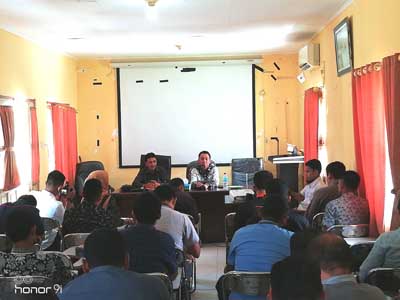 Bawaslu Kuansing Lakukan Rakor Pengawasan Logistik Pemilu 2019